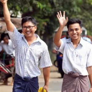 <b>2019</b> <br>Wa Lone y Kyaw Soe Oo: la lucha a través de la investigación periodística