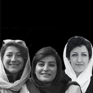 <b>2023</b> <br>Niloofar Hamedi, Elaheh Mohammadi y Narges Mohammadi: la revolución de las mujeres por los derechos humanos